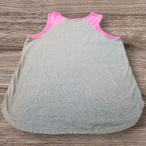 JUSTICE GIRLS GRAY CHILLIN' TANK TOP SIZE - 18/20 - Picture 5 of 6